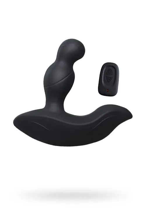 Стимулятор простаты Levett Louis с вращающейся головкой, черный, 13 см