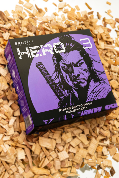 Многофункциональный тренажер для мужчин Erotist Hero 3, ТРЕ, черный, 5,3 см