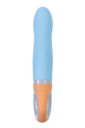 Вибратор Flovetta BLUEBELL, силикон, голубой, 18,5 см