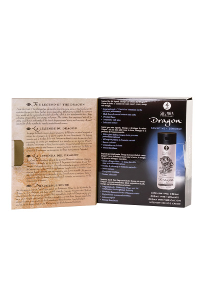 Усиливающий  крем  для пар Shunga  Dragon Sensitive , эффект «ЛЕДЯНОГО ОГНЯ», 60 мл  